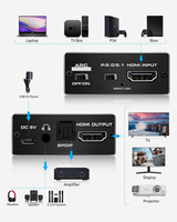 2020 najlepszy ekstraktor Audio HDMI 2.0 wsparcie 4K 60Hz YUV 4:4:4 HDR konwerter Audio HDMI Adapter 4K HDMI do optycznego TOSLINK SPDIF 2